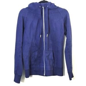 Champion Elite Men’s Zip Hoodie Retro 80s Purple Bold Track Aesthetic Size Small